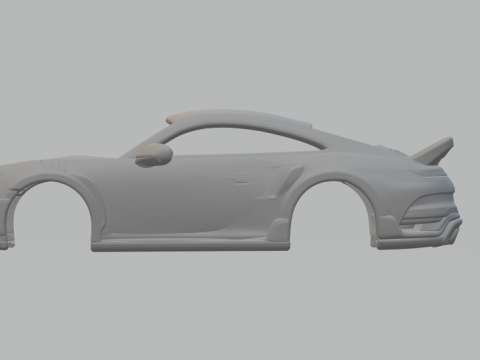 Porsche 911 TECHART 3D-Druckmodell