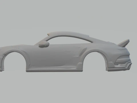 Porsche 911 TECHART 3D Print Model