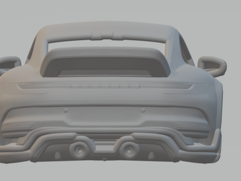 Porsche 911 TECHART 3D-Druckmodell