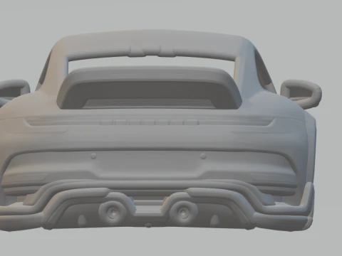 Porsche 911 TECHART 3D Print Model