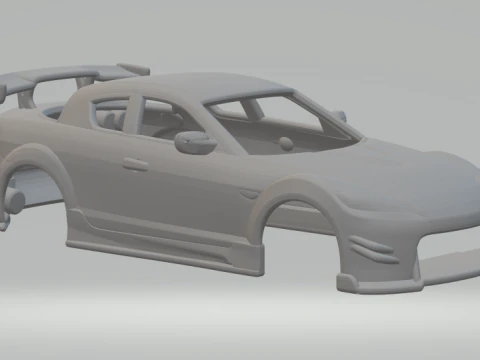 Mazda rx8 3D Baskı Modeli