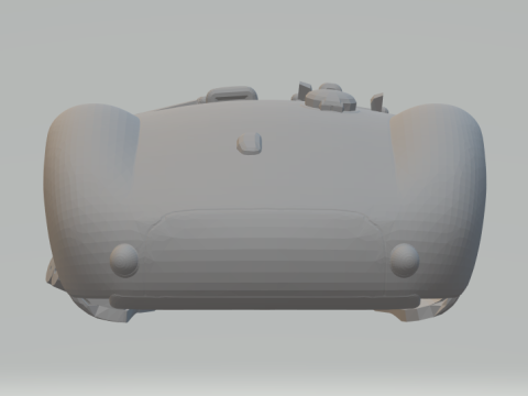 Jaguar c type race car Modello di stampa 3D