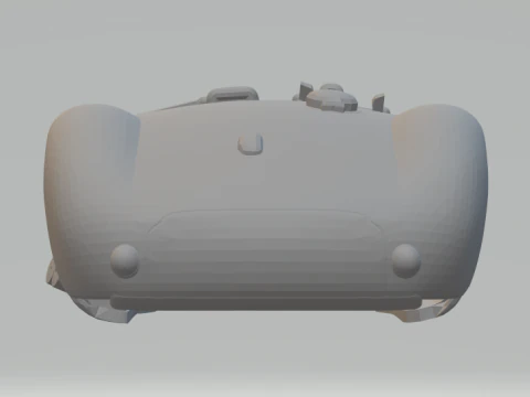Jaguar c type race car 3D Print Model