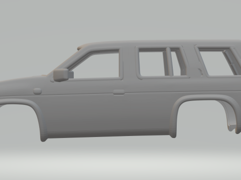 Nissan terrano Model Cetak 3D