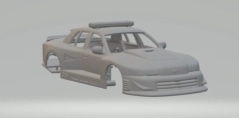 Crown interceptor drift 3D Print Model .c4d .max .obj .3ds .fbx .stl .blend 