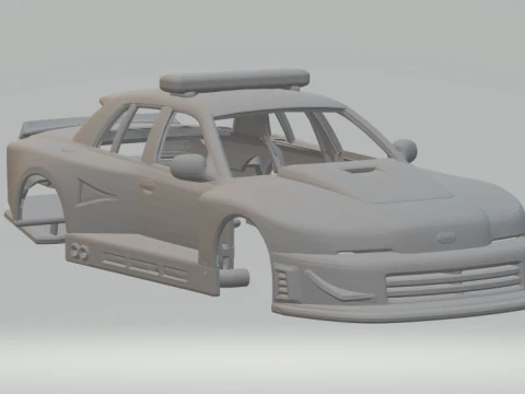 クラウンインターセプタードリフト 3Dプリントモデル
