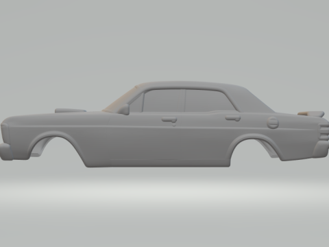 Falcon sedan 3D-printmodel