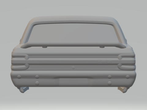 Falcon sedan 3D-printmodel