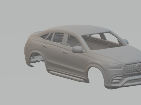 メルセデスベンツグルAMG 3Dプリントモデル