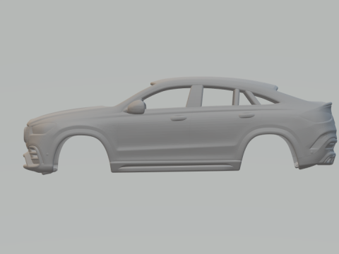 Mercedes benz gle amg Model Cetak 3D