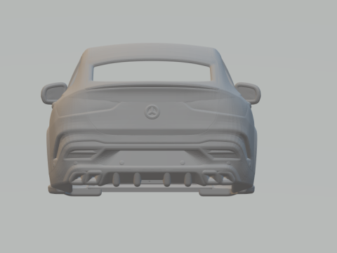 Mercedes benz gle amg Model Cetak 3D