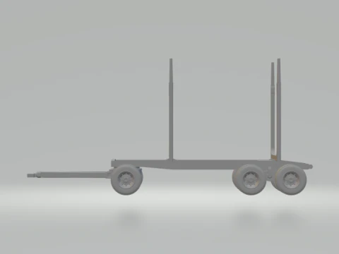 Trailer transport timber 3D Print Model