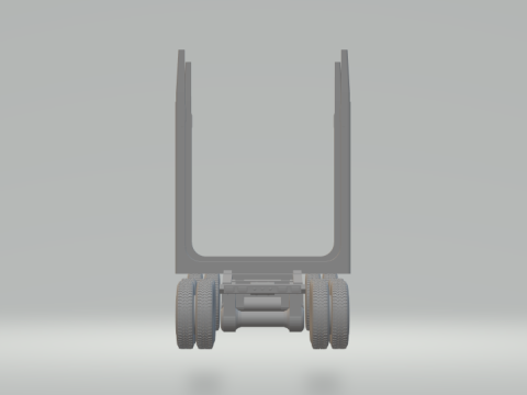 Trailer transport timber Modèles 3D en vedette