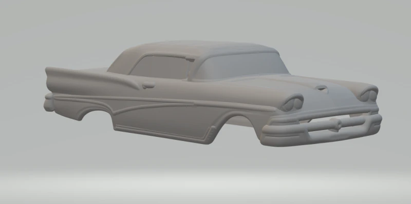 Fairlane 500 sunliner 3D Print Model .c4d .max .obj .3ds .fbx .stl .blend 
