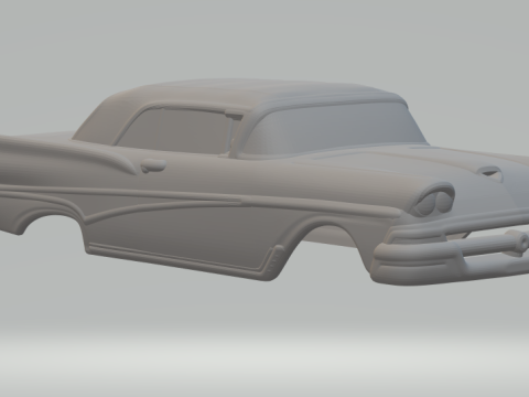 Fairlane 500 sunliner 3D Print Model