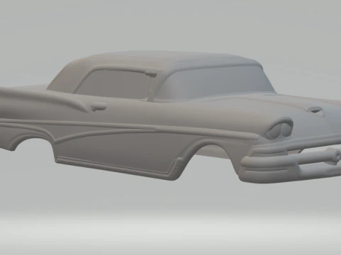Fairlane 500 sunliner Model Cetak 3D