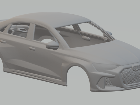 Audi rs3 sedan 3D प्रिंट मॉडल