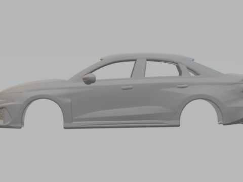 Audi rs3 sedan 3D 프린트 모델