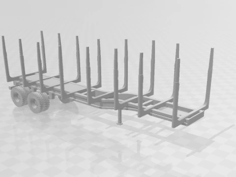 Trailer timber eua 3D Print Model