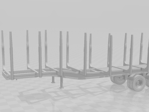 Trailer timber eua Model do druku 3D