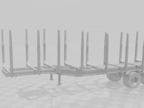 Trailer timber eua 3D Print Model