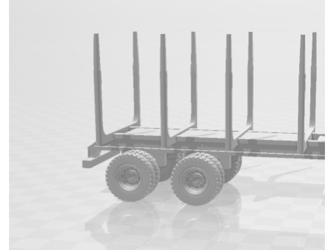 Trailer timber eua Model do druku 3D