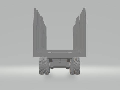 Double Trailer timber eua Modelo de impresión 3D