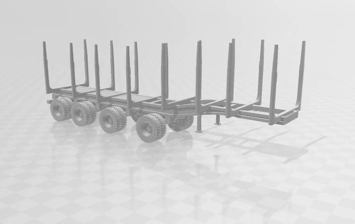 Trailer timber eua 3D Print Model .c4d .max .obj .3ds .fbx .stl .blend