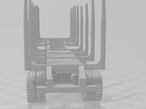Trailer timber eua 3D Print Model