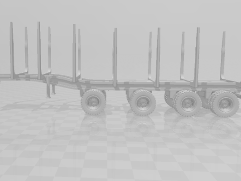 Trailer timber eua 3D Print Model