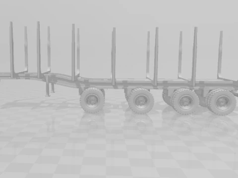 Trailer timber eua 3D Print Model