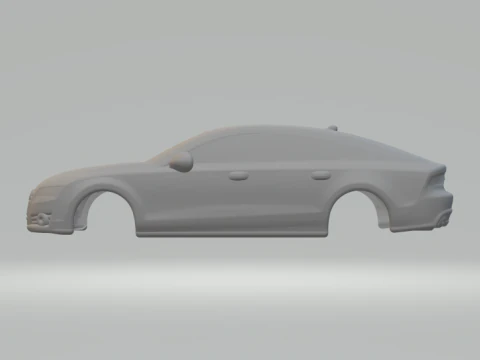 Audi a7 sportback closed 3D Print Model