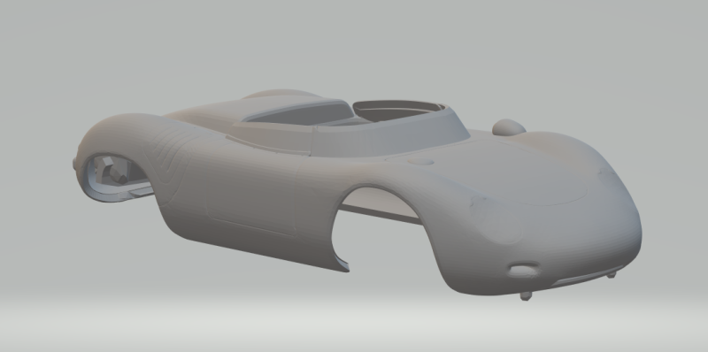 Porsche 718 rs 3D Baskı Modeli .c4d .max .obj .3ds .fbx .stl .blend