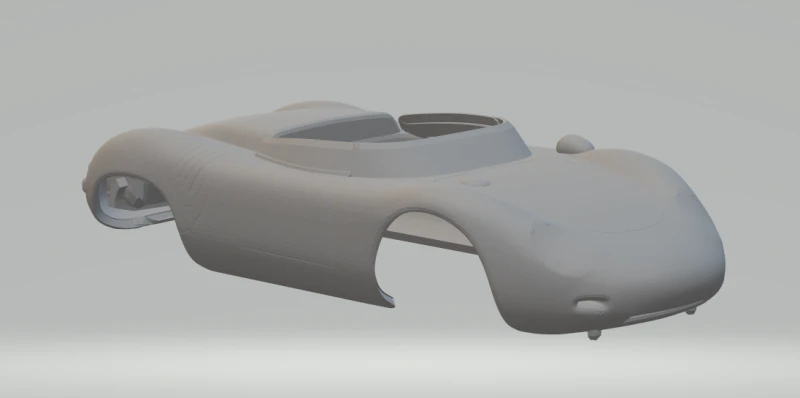 Porsche 718 rs 3D Print Model .c4d .max .obj .3ds .fbx .stl .blend 