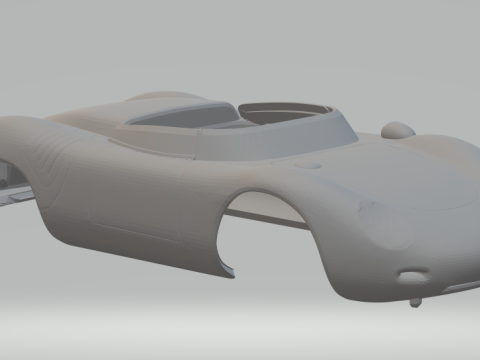 Porsche 718 rs 3D-Druckmodell