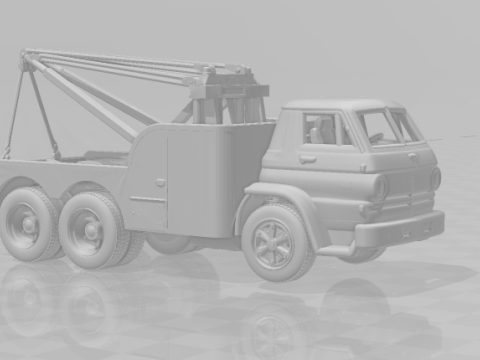 Dodge tow truck 3D Print Model