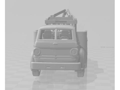 Dodge tow truck 3D 打印模型