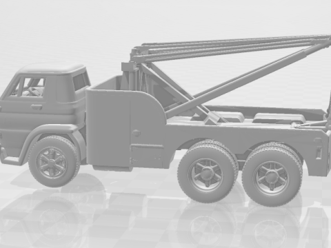 Dodge tow truck 3D 打印模型