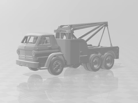 Dodge tow truck 3D Print Model