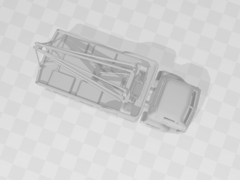 Dodge tow truck 3D 打印模型