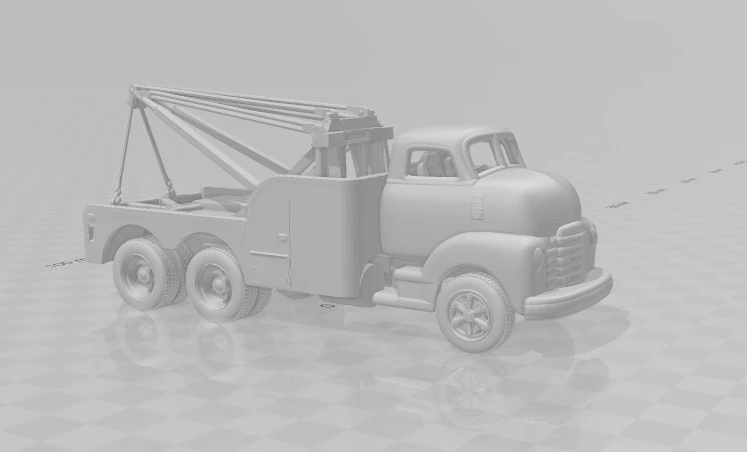 Gmc coe tow truck 3D Print Model .c4d .max .obj .3ds .fbx .stl .blend