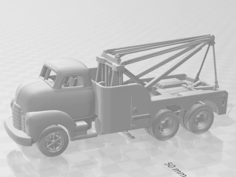 Gmc coe tow truck 3D Print Model