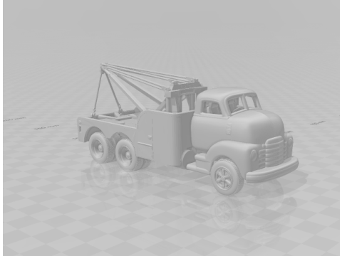 Gmc coe tow truck 3D Принт Модель