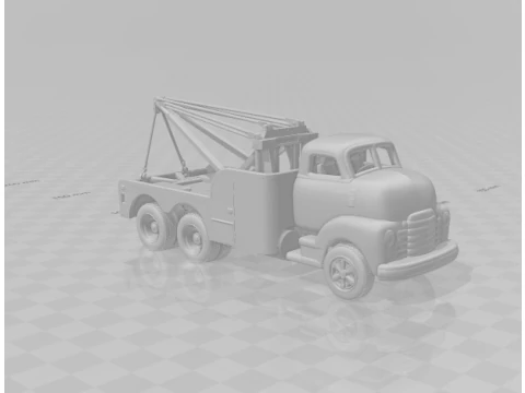 Gmc coe tow truck 3D Print Model