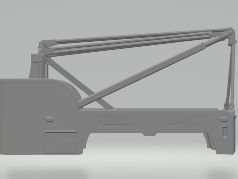Tow truck 3D Print Model