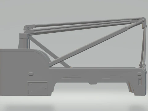 Tow truck 3D Print Model
