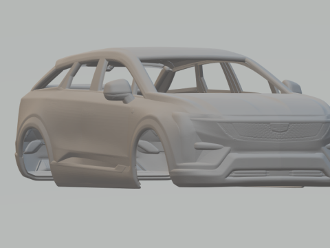 Cadillac Optiq 3D Baskı Modeli