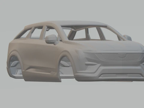 Cadillac Optiq 3D Print Model