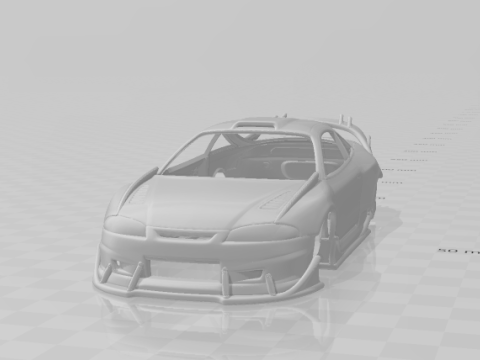 Mitsubishi Eclipse extreme 3D Принт Модель