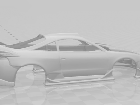 Mitsubishi Eclipse extreme 3D Принт Модель